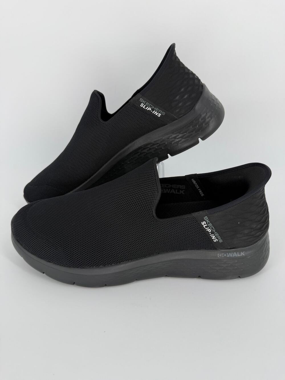 Skechers GO WALK Flex Slip-Ins Mens 14 Extra Wide Black Hands Free 216491WW